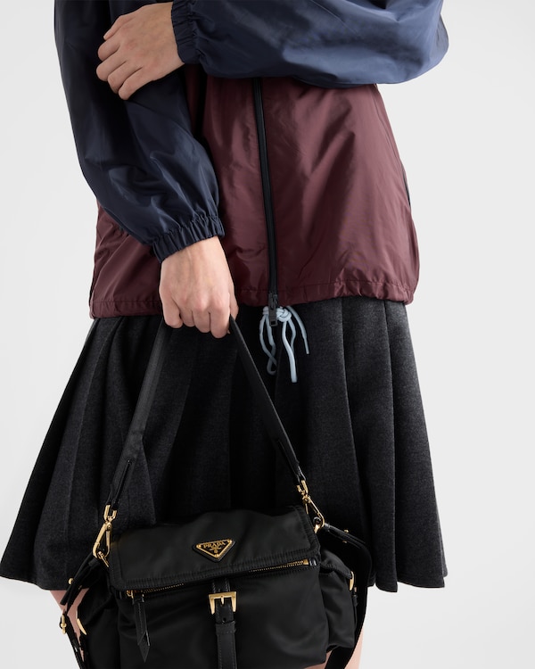 Lightweight Re-Nylon blouson jacket - Royal Blue/Garnet Lightweight Re-Nylon blouson jacket - Royal Blue/Garnet