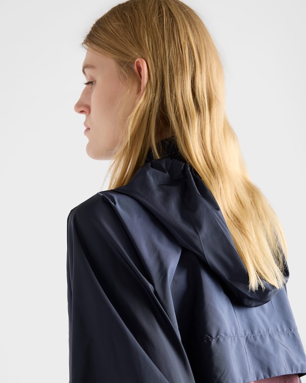 Lightweight Re-Nylon blouson jacket - Royal Blue/Garnet Lightweight Re-Nylon blouson jacket - Royal Blue/Garnet