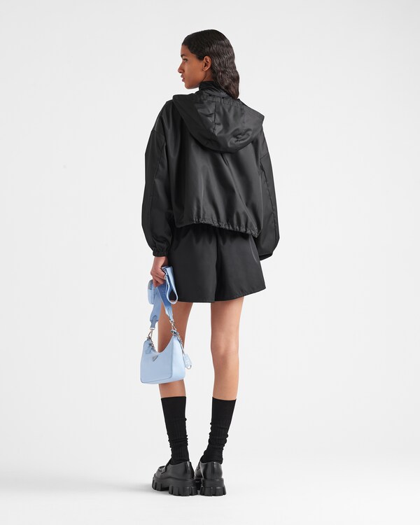 Re-Nylon cropped jacket - Black Re-Nylon cropped jacket - Black