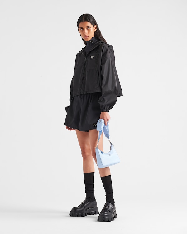 Re-Nylon cropped jacket - Black Re-Nylon cropped jacket - Black