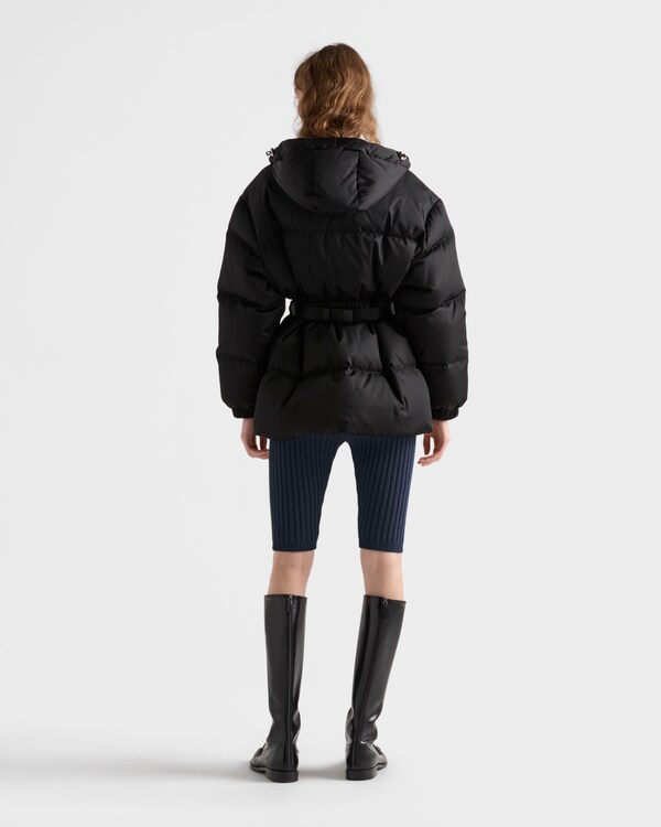 Re-Nylon down jacket - Black Re-Nylon down jacket - Black