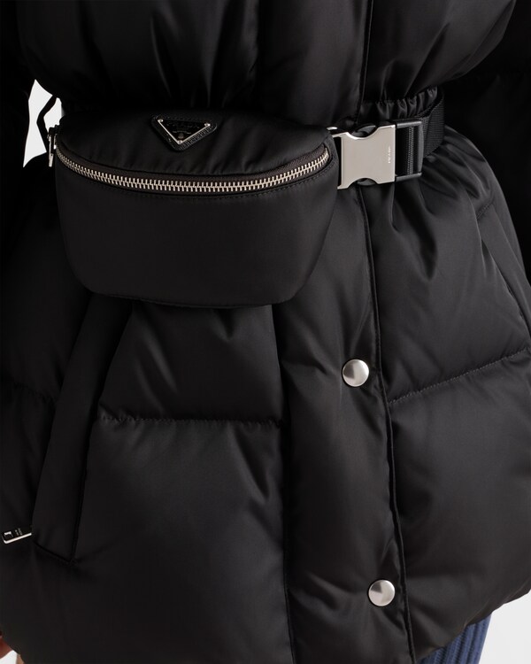 Re-Nylon down jacket - Black Re-Nylon down jacket - Black