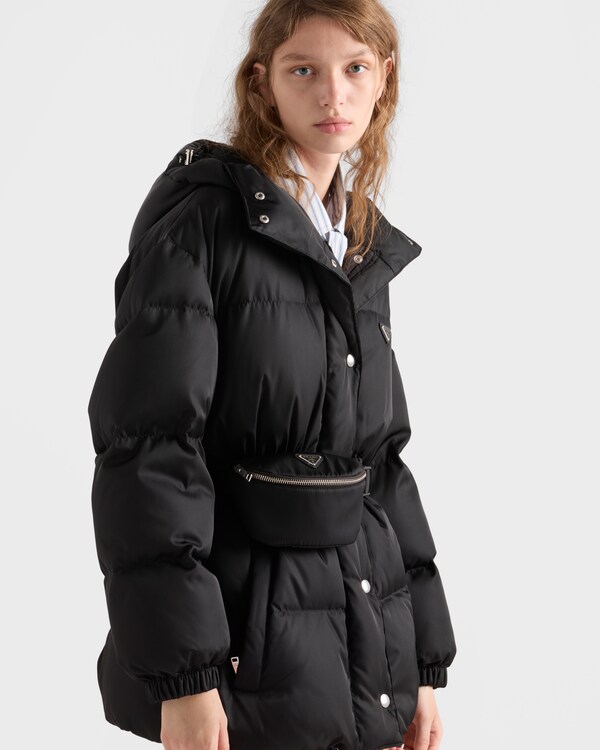Re-Nylon down jacket - Black Re-Nylon down jacket - Black