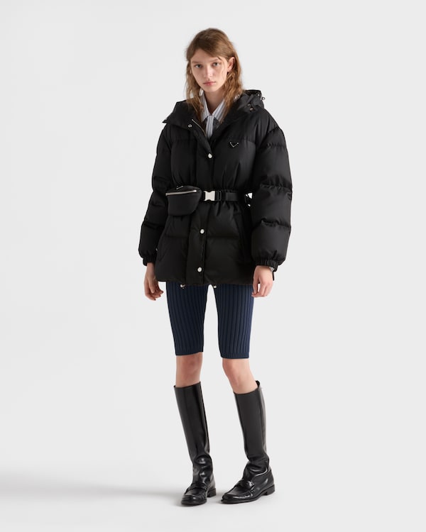 Re-Nylon down jacket - Black Re-Nylon down jacket - Black