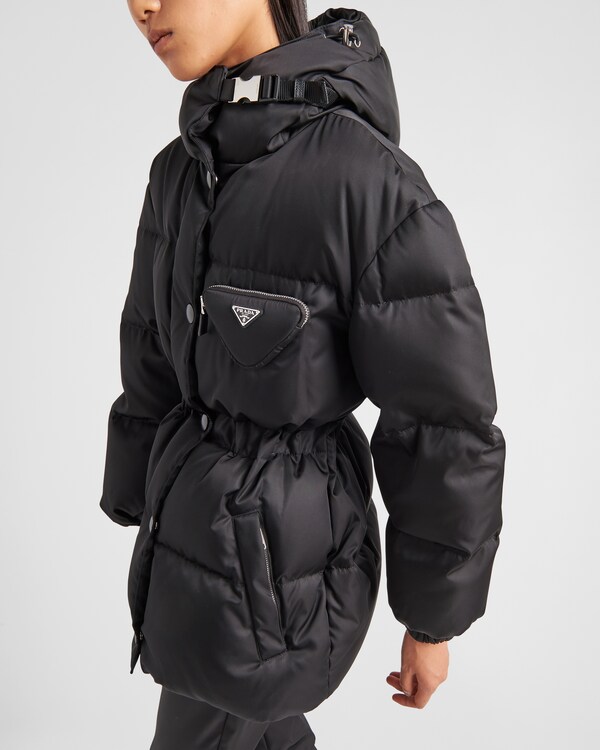 Re-Nylon down jacket - Black Re-Nylon down jacket - Black