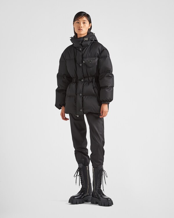 Re-Nylon down jacket - Black Re-Nylon down jacket - Black
