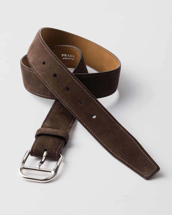 Suede belt strap - Dark Brown Suede belt strap - Dark Brown
