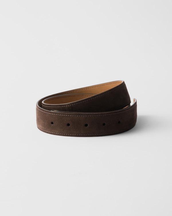 Suede belt strap - Dark Brown Suede belt strap - Dark Brown