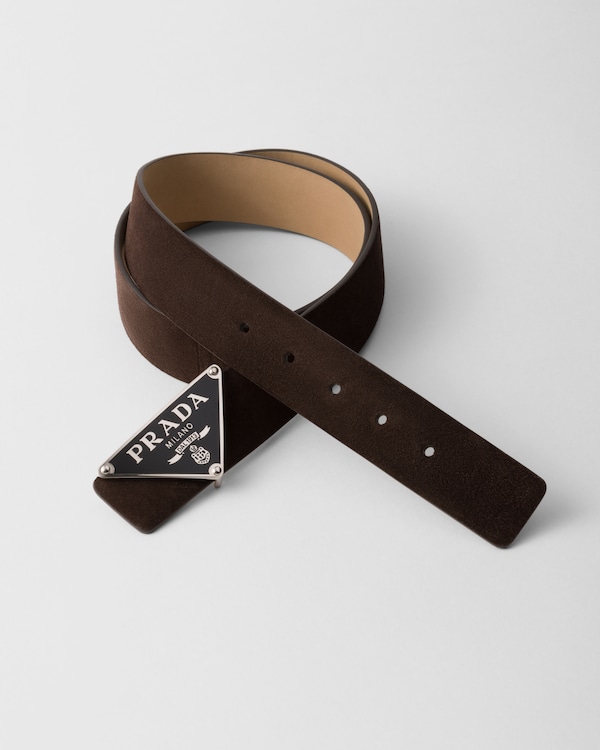 Suede belt strap - Dark Brown Suede belt strap - Dark Brown