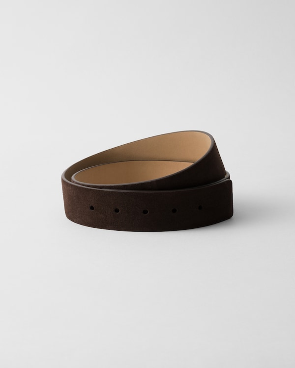 Suede belt strap - Dark Brown Suede belt strap - Dark Brown