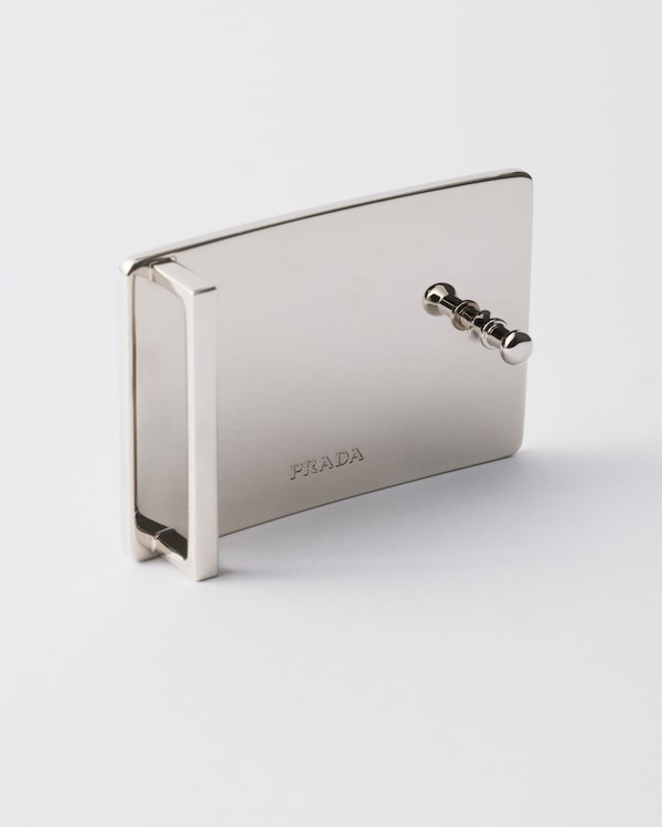 Metal belt buckle - Silver Metal belt buckle - Silver
