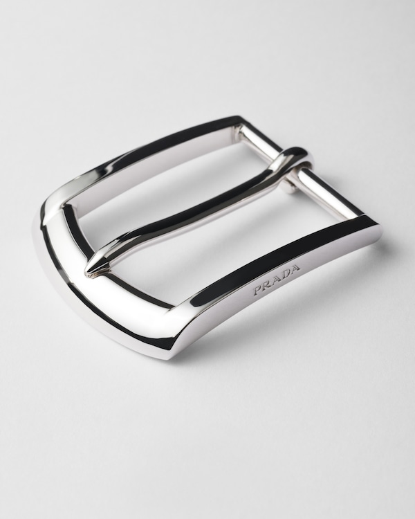 Metal belt buckle - Silver Metal belt buckle - Silver