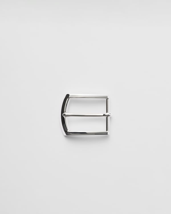 Metal belt buckle - Silver Metal belt buckle - Silver