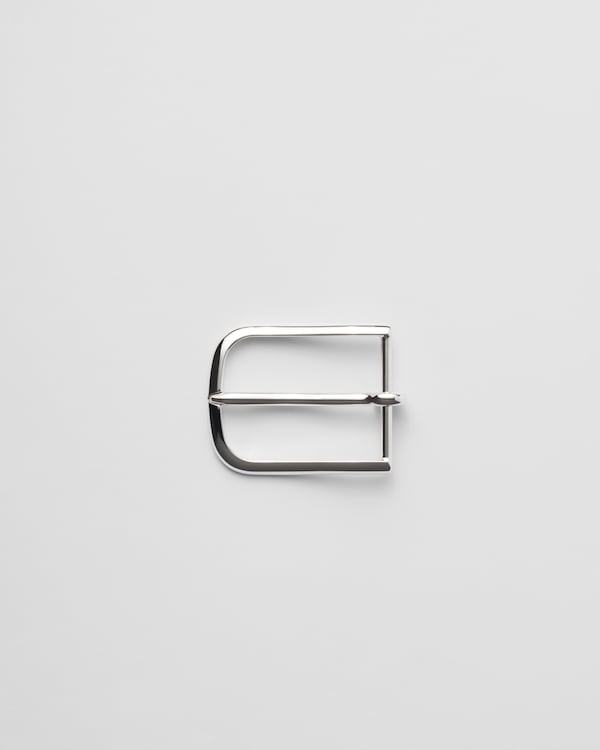 Metal belt buckle - Silver Metal belt buckle - Silver