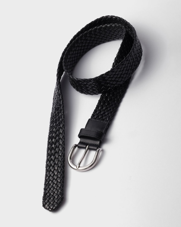 Leather belt - Black Leather belt - Black