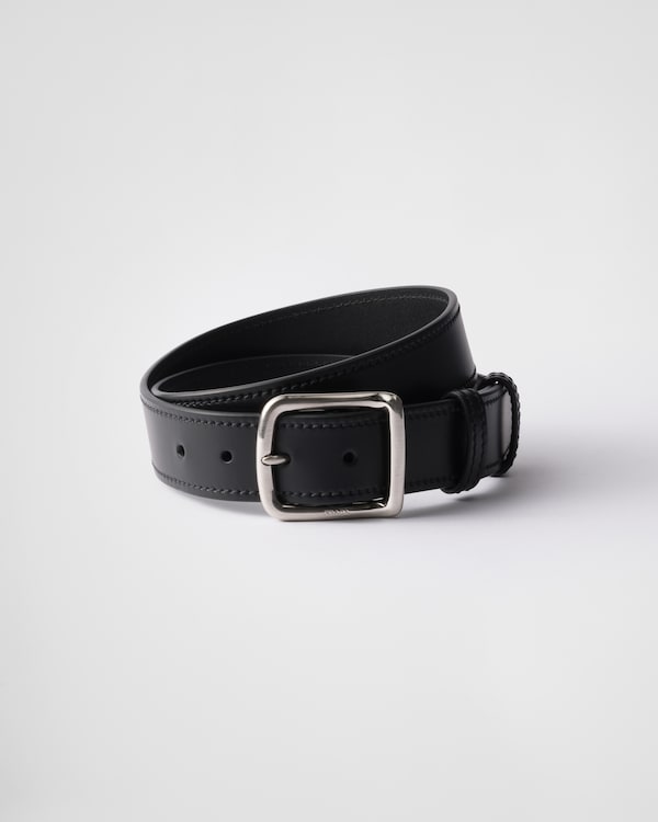 Leather belt - Black Leather belt - Black