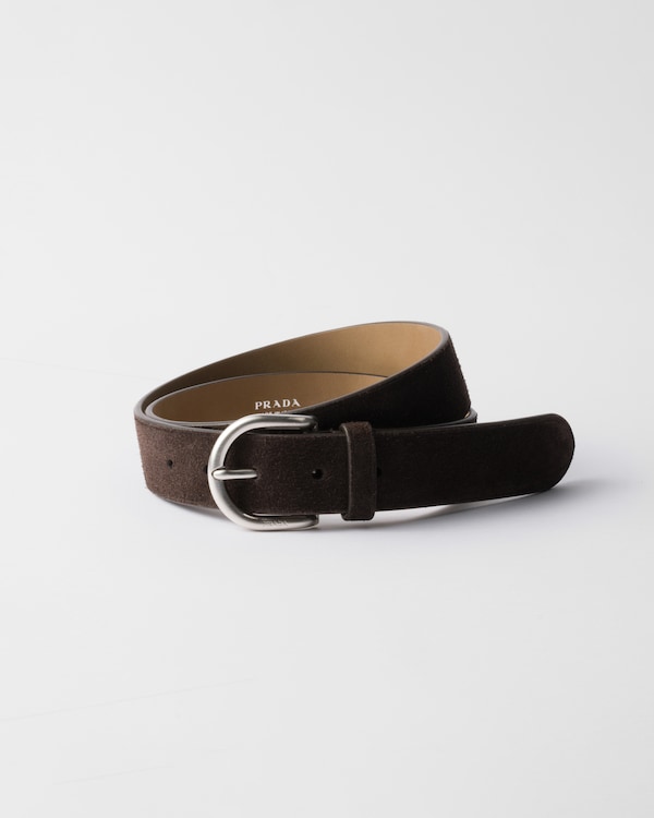 Suede belt - Dark Brown Suede belt - Dark Brown