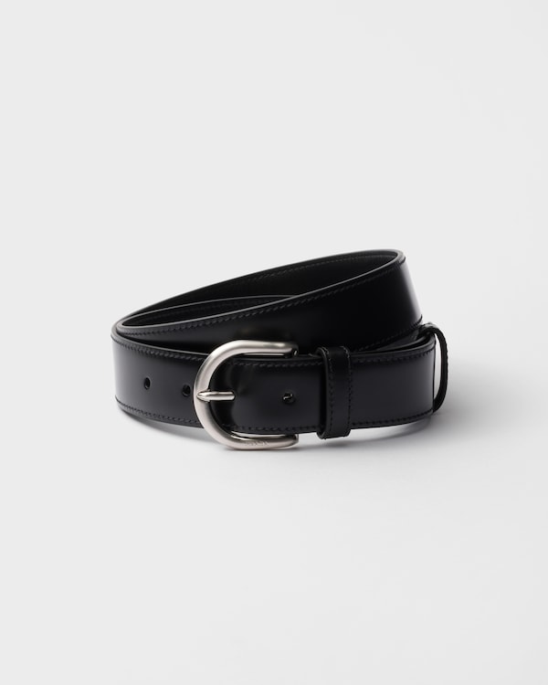 Leather belt - Black Leather belt - Black