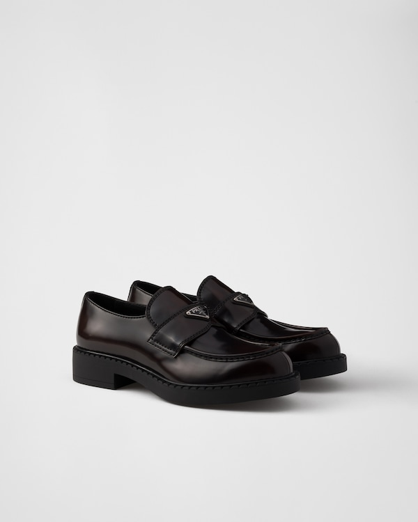 Chocolate brushed leather loafers - Sienna Chocolate brushed leather loafers - Sienna