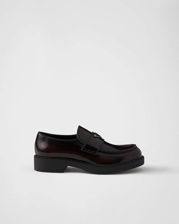 Chocolate brushed leather loafers - Sienna Chocolate brushed leather loafers - Sienna