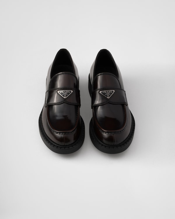 Chocolate brushed leather loafers - Sienna Chocolate brushed leather loafers - Sienna