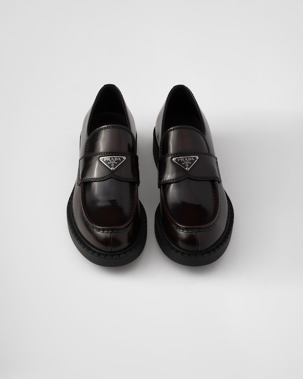 Chocolate brushed leather loafers - Sienna Chocolate brushed leather loafers - Sienna
