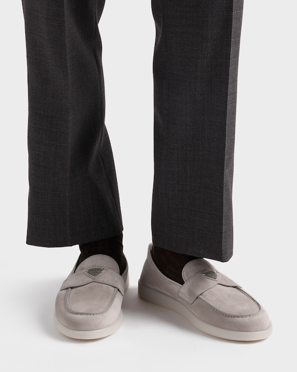 Suede loafers - Cloudy Gray Suede loafers - Cloudy Gray
