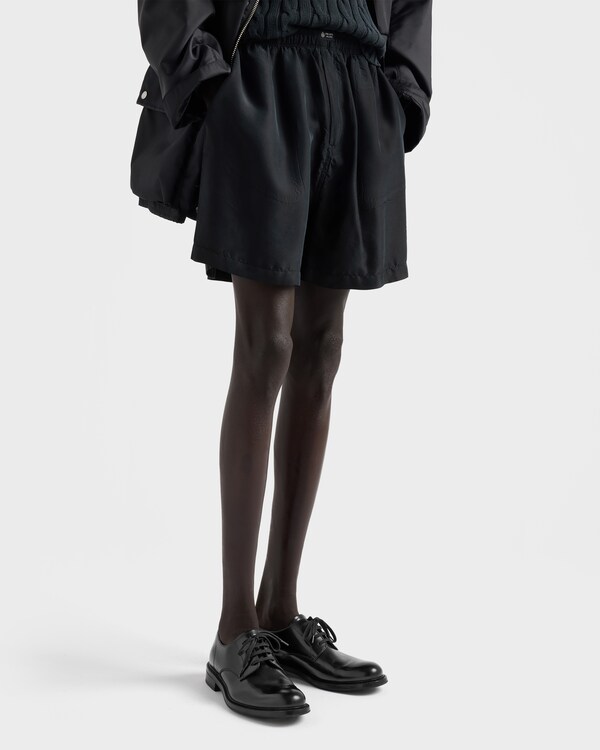 Brushed leather lace-up shoes - Black Brushed leather lace-up shoes - Black