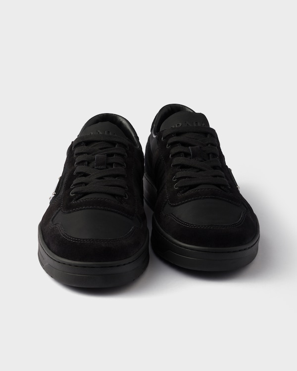 Downtown Re-Nylon and suede sneakers - Black Downtown Re-Nylon and suede sneakers - Black