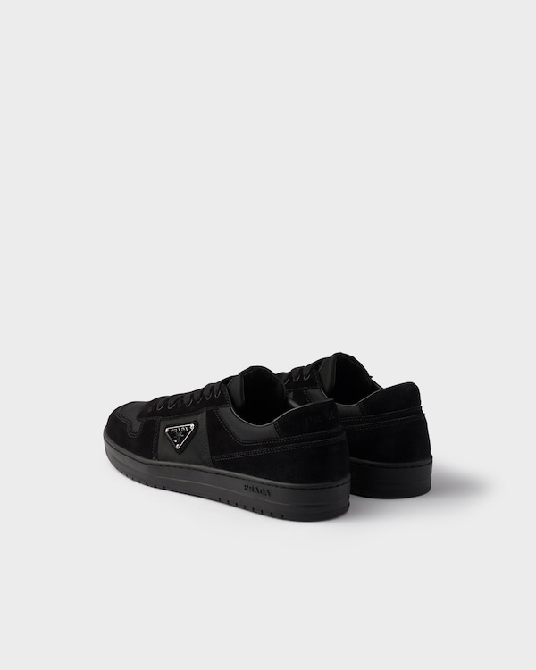 Downtown Re-Nylon and suede sneakers - Black Downtown Re-Nylon and suede sneakers - Black