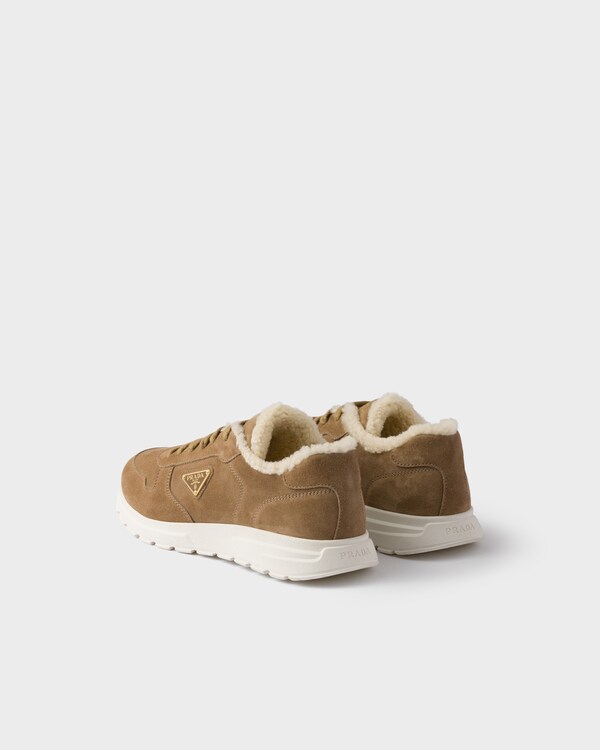 Prax suede sneakers - Mink Prax suede sneakers - Mink