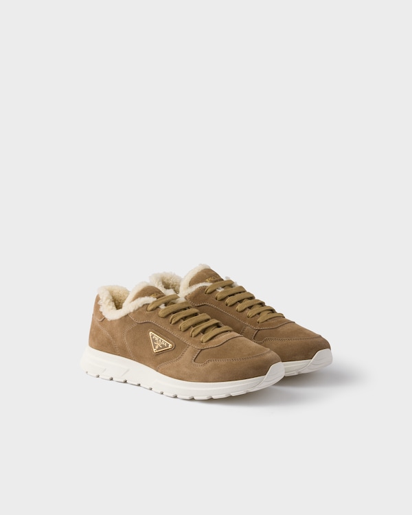 Prax suede sneakers - Mink Prax suede sneakers - Mink