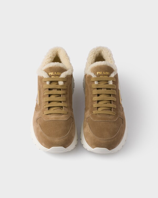 Prax suede sneakers - Mink Prax suede sneakers - Mink