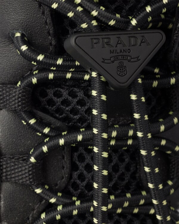 Speedrock leather and mesh fabric sneakers - Black Speedrock leather and mesh fabric sneakers - Black