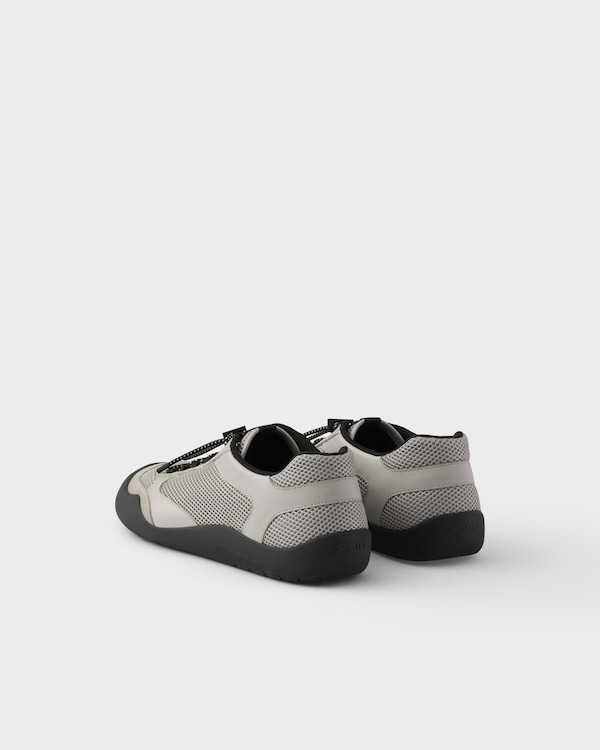 Speedrock leather and mesh fabric sneakers - Grey Speedrock leather and mesh fabric sneakers - Grey