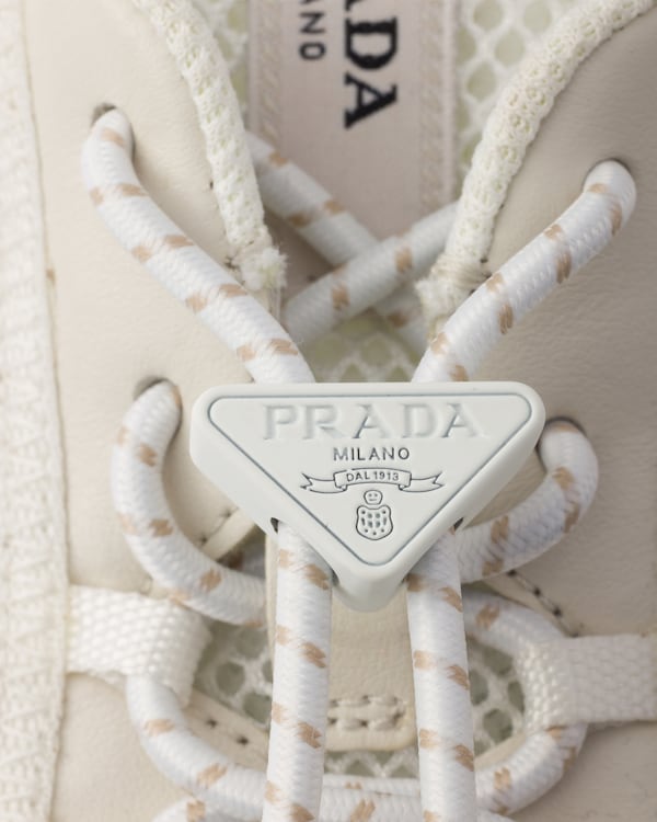Speedrock leather and mesh fabric sneakers - Chalk White Speedrock leather and mesh fabric sneakers - Chalk White