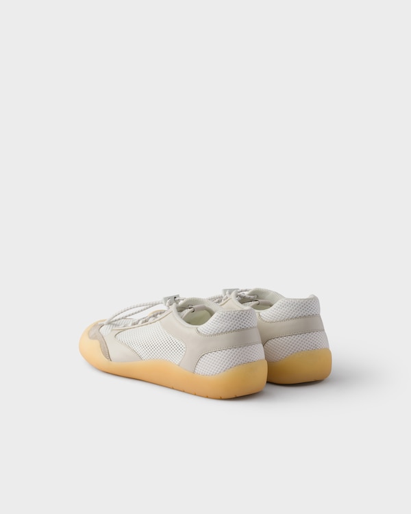 Speedrock leather and mesh fabric sneakers - Chalk White Speedrock leather and mesh fabric sneakers - Chalk White