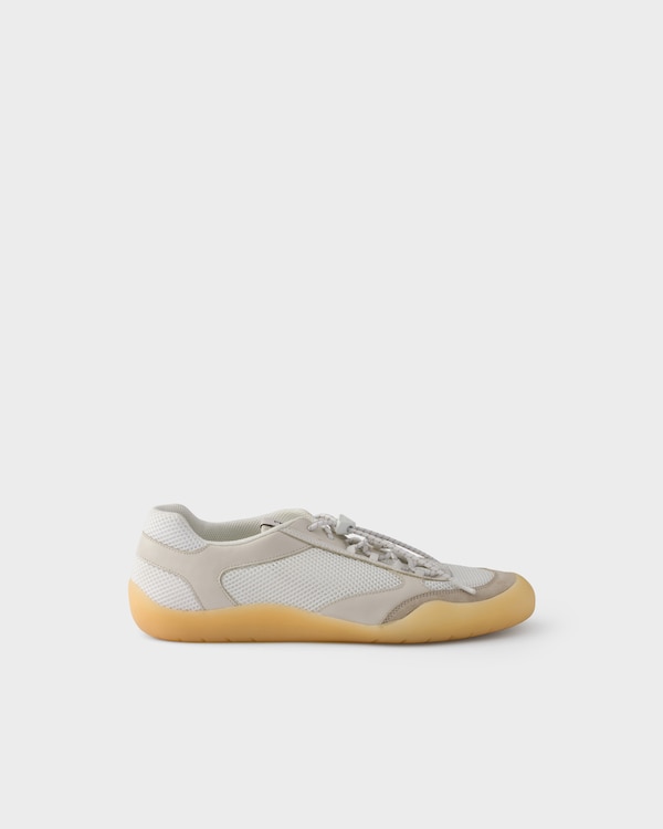 Speedrock leather and mesh fabric sneakers - Chalk White Speedrock leather and mesh fabric sneakers - Chalk White