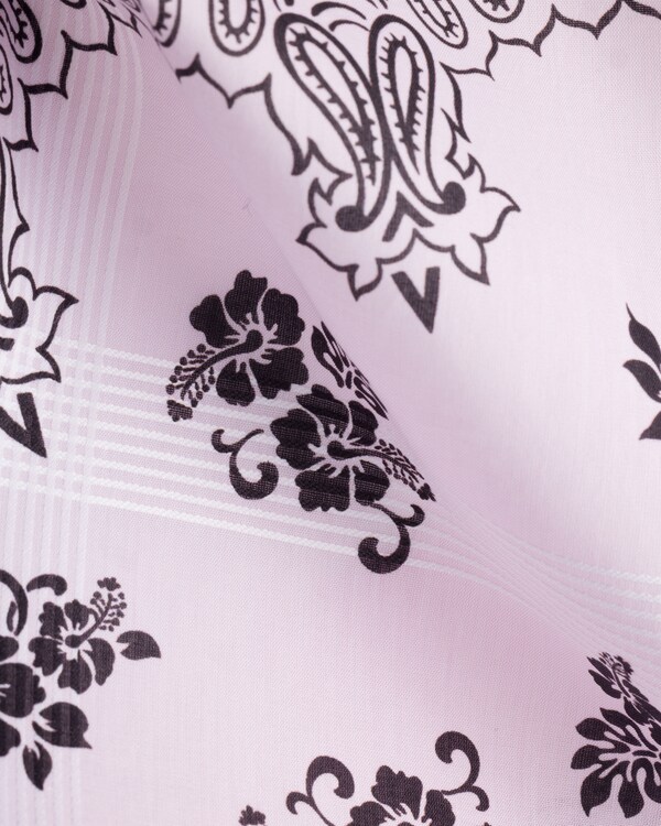 Printed batiste scarf - Alabaster White/White Printed batiste scarf - Alabaster White/White