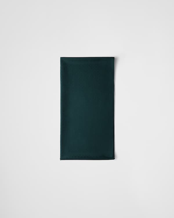 Wool and silk scarf - Forest Green Wool and silk scarf - Forest Green