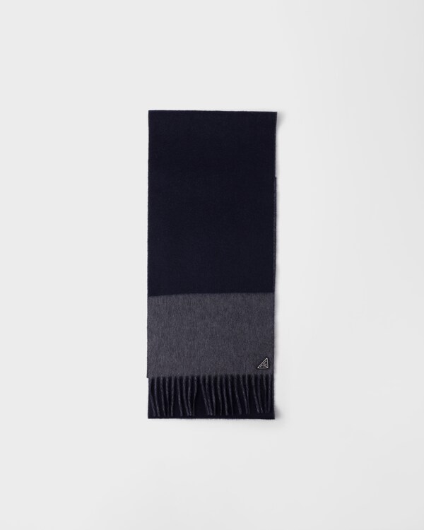 Cashmere scarf - Blue/Slate Gray Cashmere scarf - Blue/Slate Gray