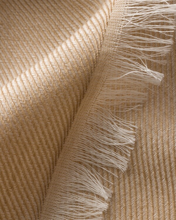 Wool and silk square maxi scarf - Camel Brown Wool and silk square maxi scarf - Camel Brown