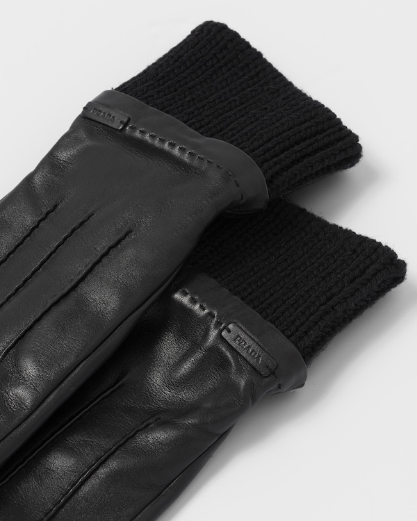 Leather Gloves - Black Leather Gloves - Black