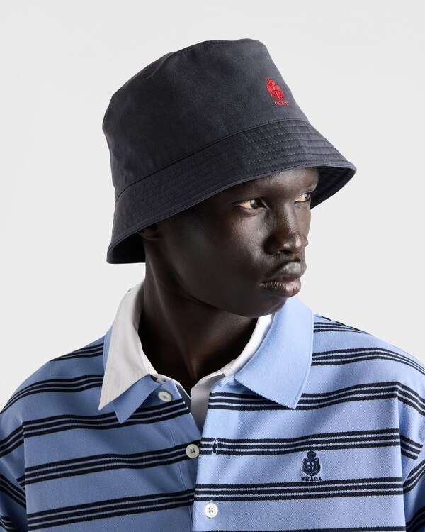 Old gabardine bucket hat - Navy Old gabardine bucket hat - Navy