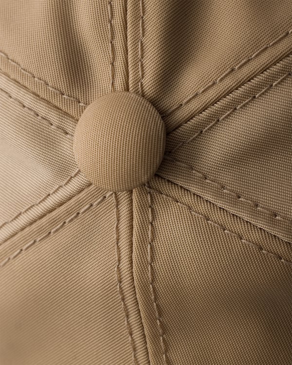 Re-Nylon baseball cap - Camel Brown Re-Nylon baseball cap - Camel Brown