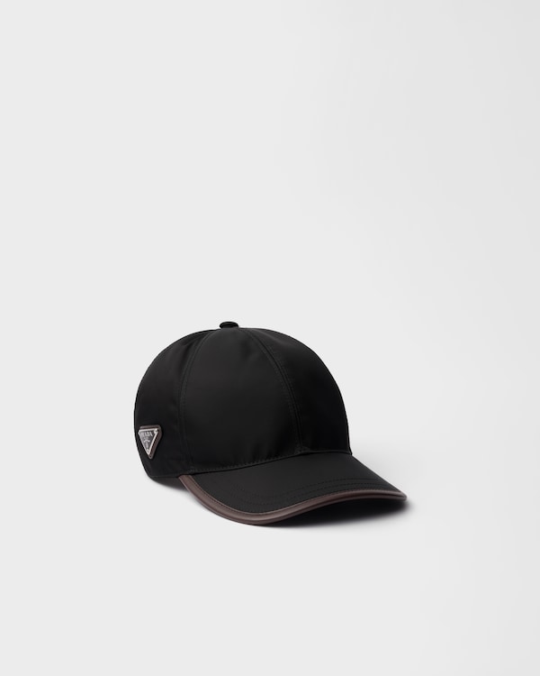 Prada Speedrock Re-Nylon棒球帽 - 黑色 Prada Speedrock Re-Nylon棒球帽 - 黑色