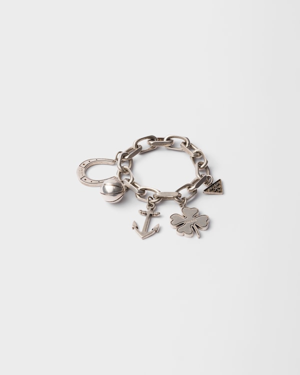 Metal charm bracelet - Dark Grey Metal charm bracelet - Dark Grey
