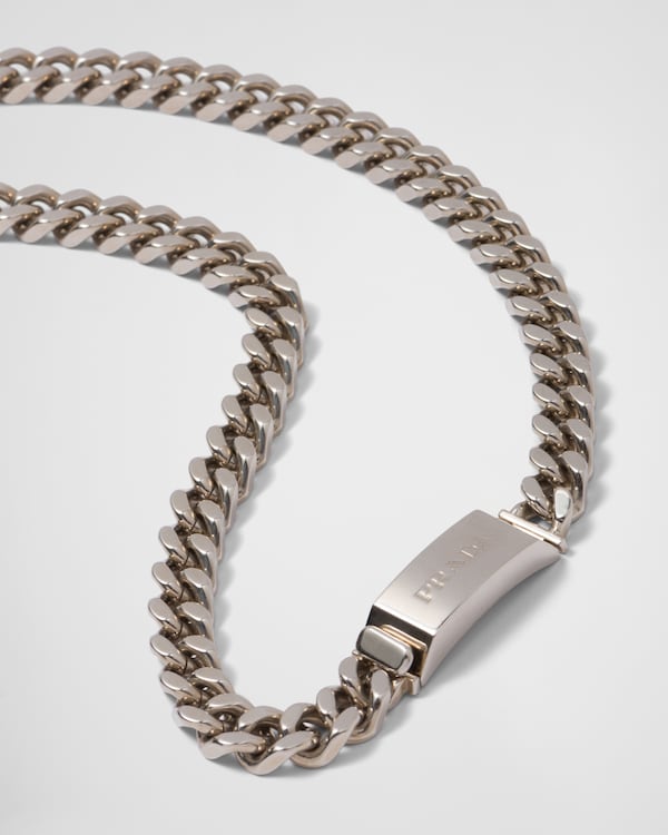 Chain Jewels necklace - Silver Chain Jewels necklace - Silver
