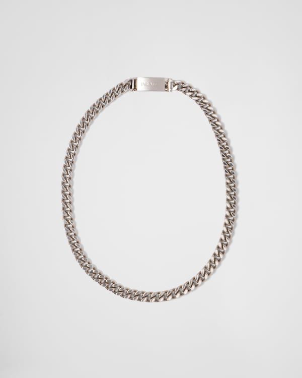 Chain Jewels necklace - Silver Chain Jewels necklace - Silver
