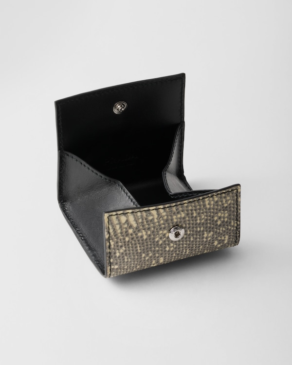 Lizard coin purse - Rock Gray Lizard coin purse - Rock Gray